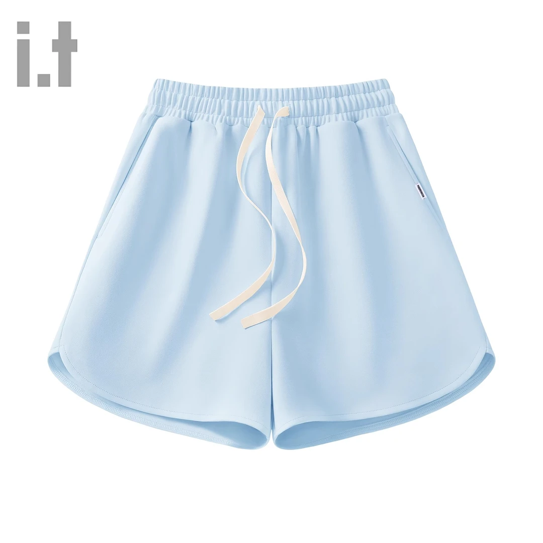 it FINGERCROXX速干抗菌短裤女2025年夏季凉感透气运动休闲五分裤