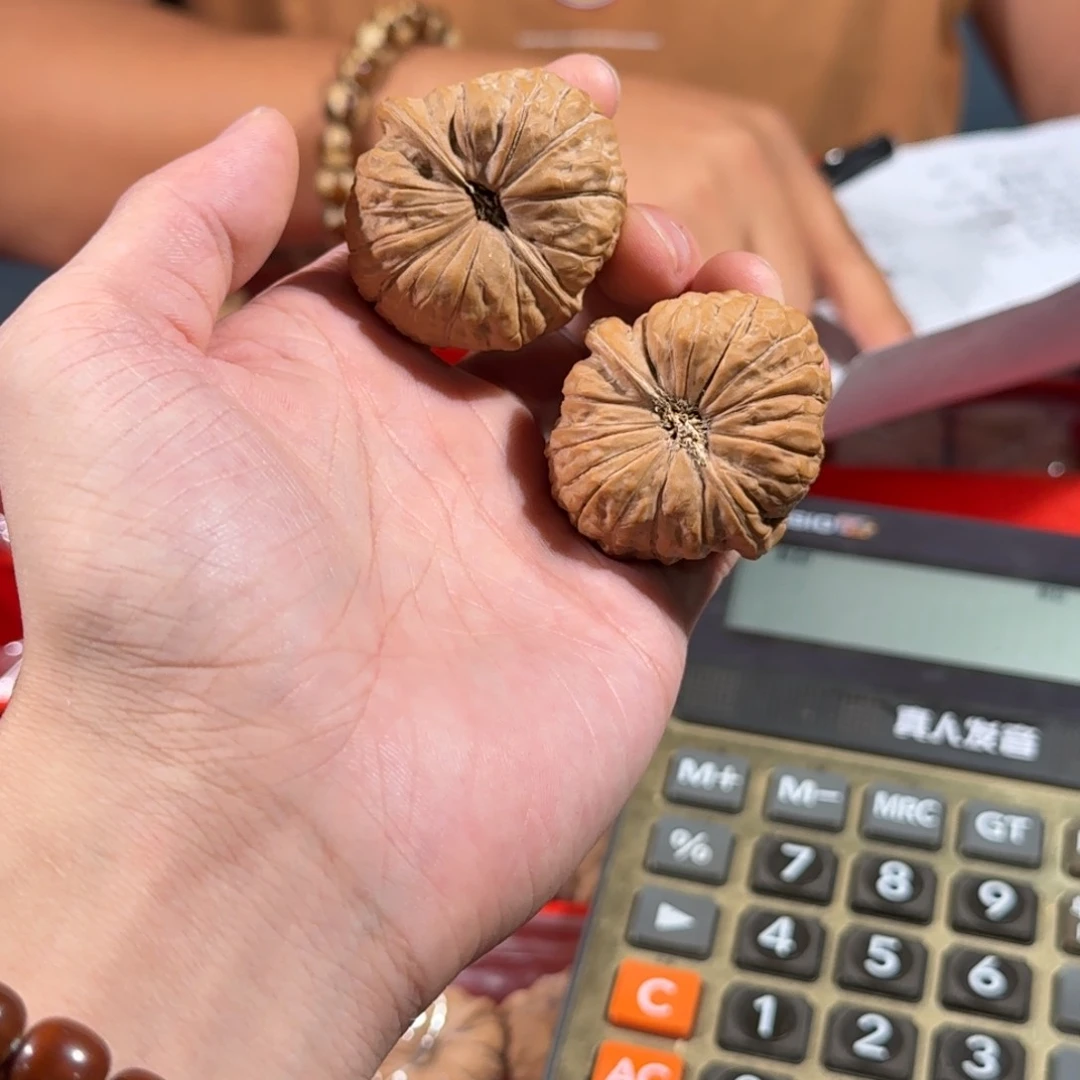 文玩核桃把件246号南瓜墩41mm