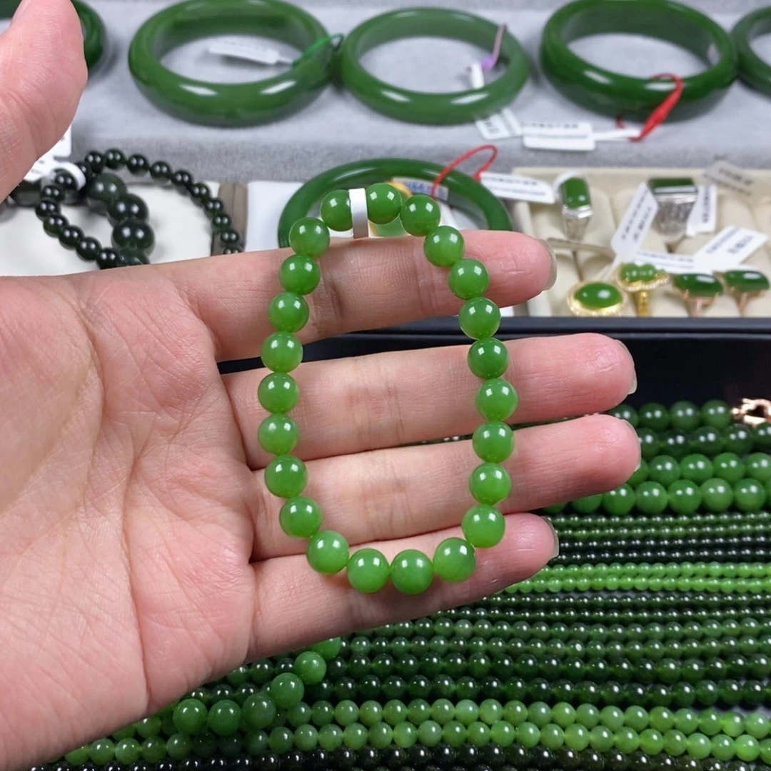 手串未镶嵌和田玉（碧玉）L*?