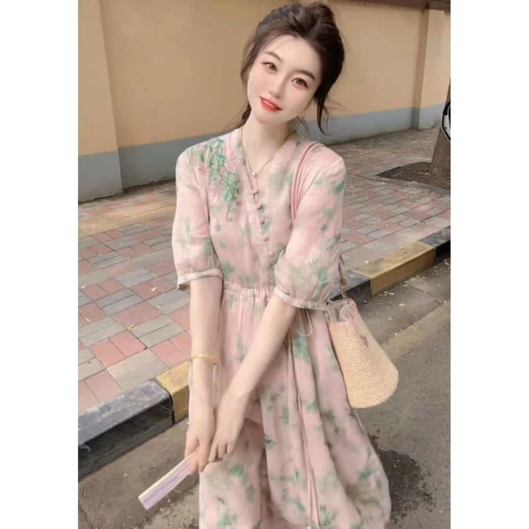 『印花设计X』设计显瘦百搭时尚连衣裙30552