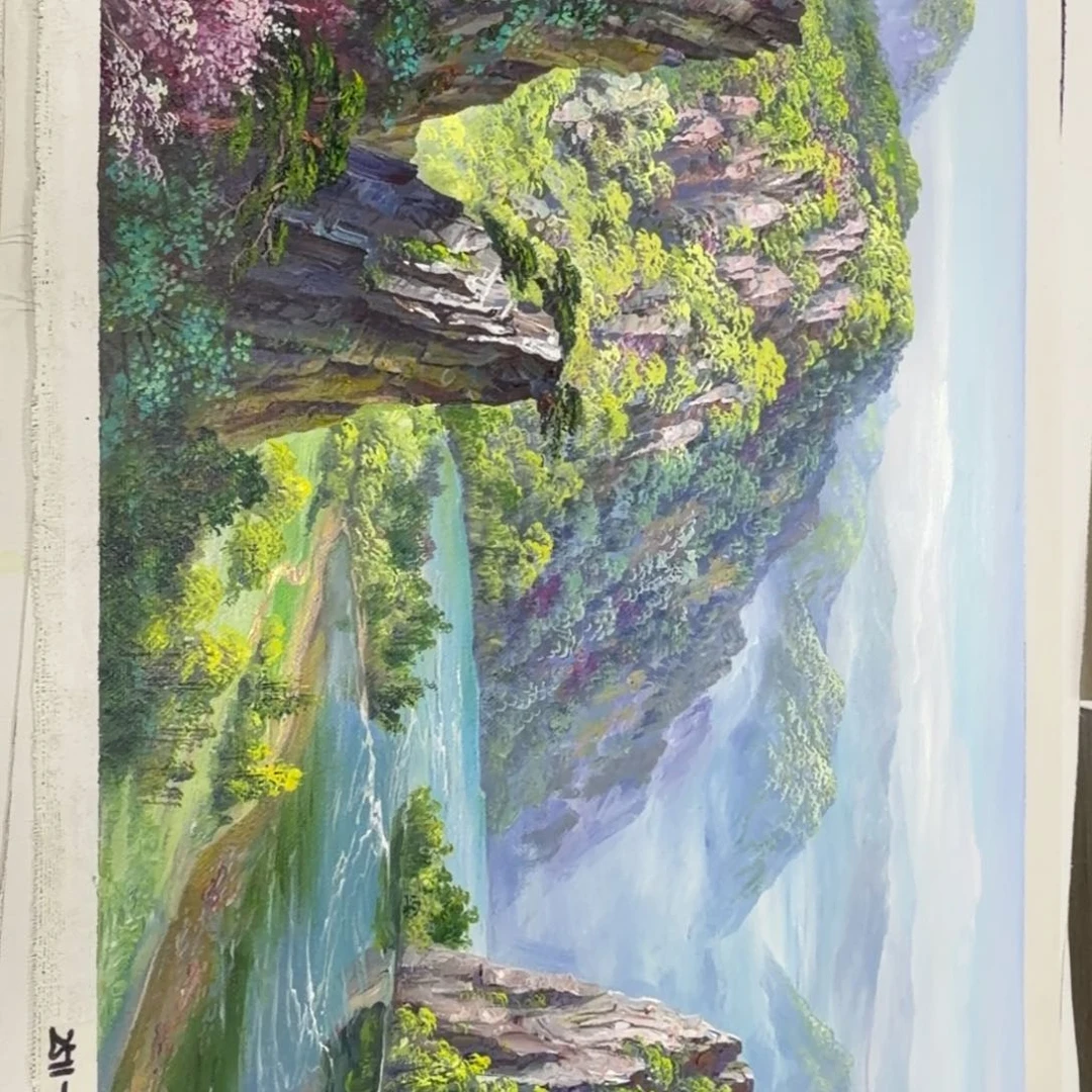 油画在哪呢我在外面吃饭