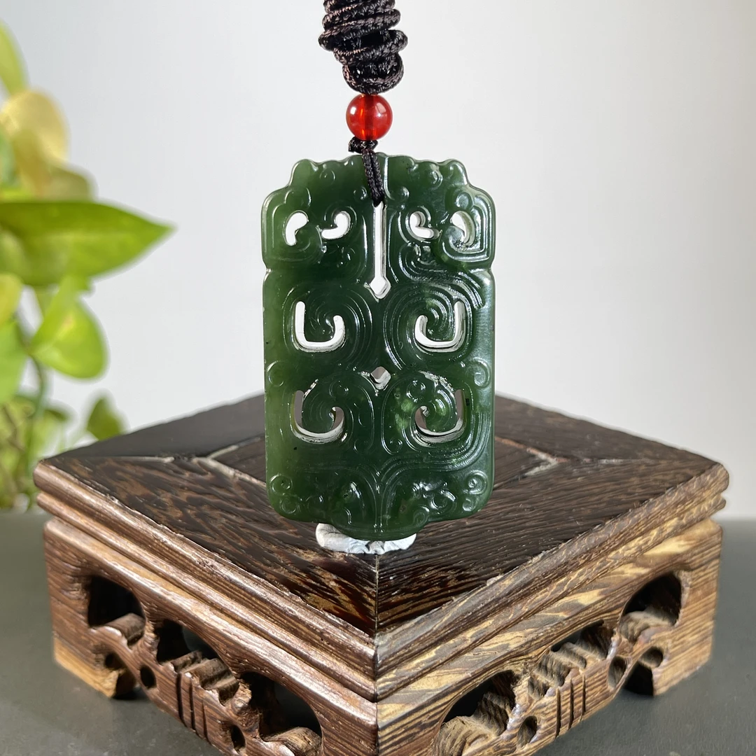 JCB15-225    和田玉-仿古牌