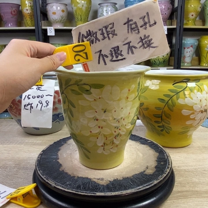 景德镇高温陶瓷花盆