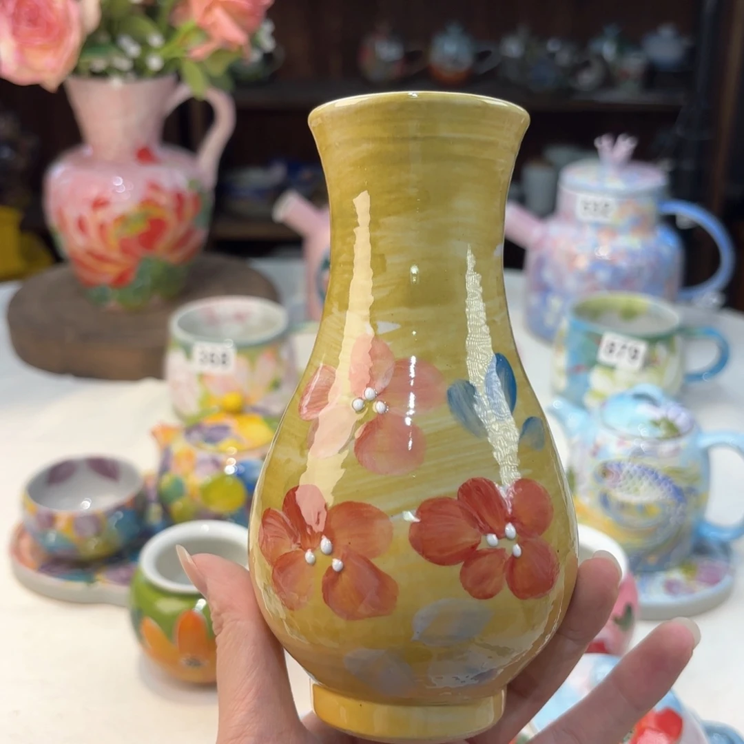 景德镇手绘高温釉下彩陶瓷茶具