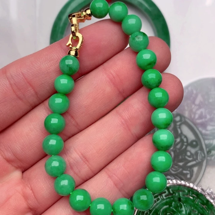 未镶嵌手链翡翠a货