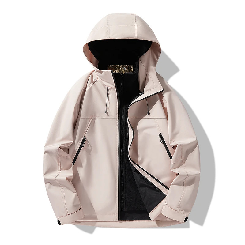 门店64&9！男/女款，户外三合一~石墨烯发热保暖工装外套 C19861