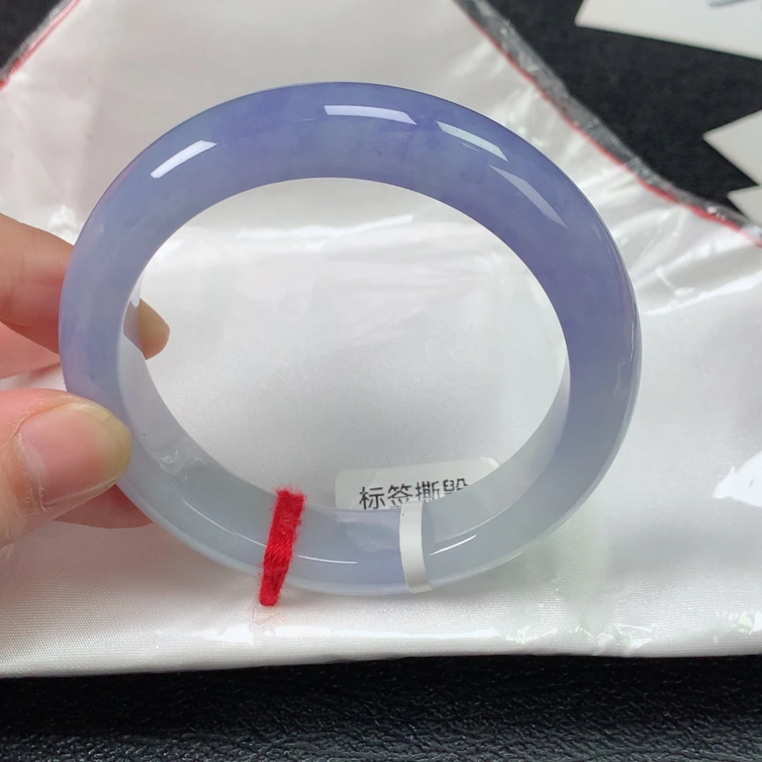 未镶嵌手镯翡翠缅甸天然翡翠手镯57圈口