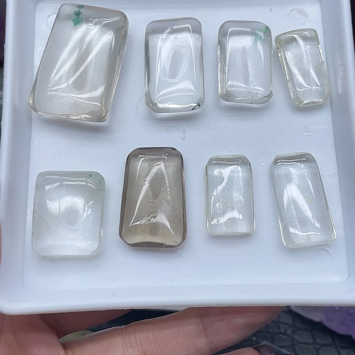 大***美未镶嵌水晶珠宝半成品33方牌