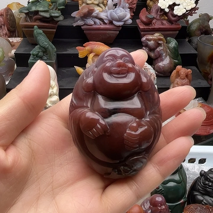 石英质玉未镶嵌手把件