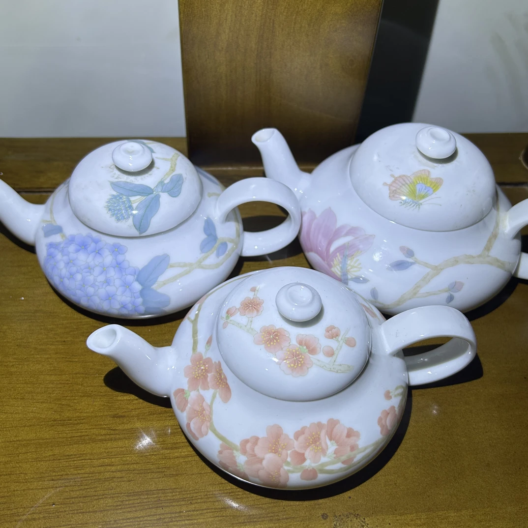 大球泥手绘茶壶一把