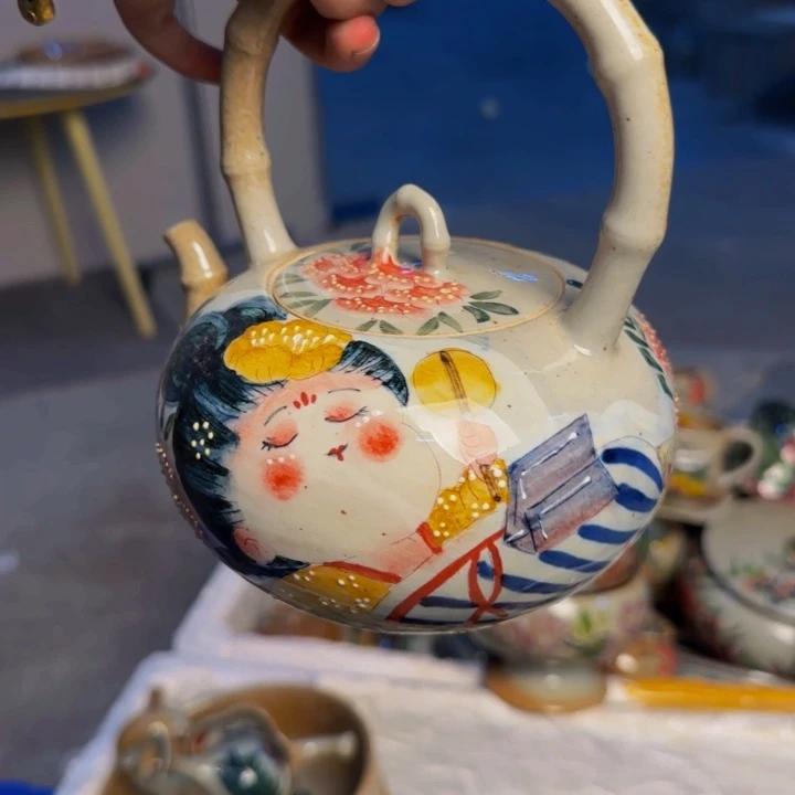 瓷片景德镇陶瓷手工手绘