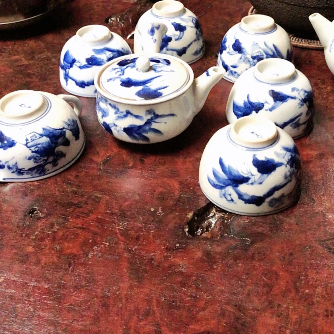 【闪购商品】九谷青花一套包邮