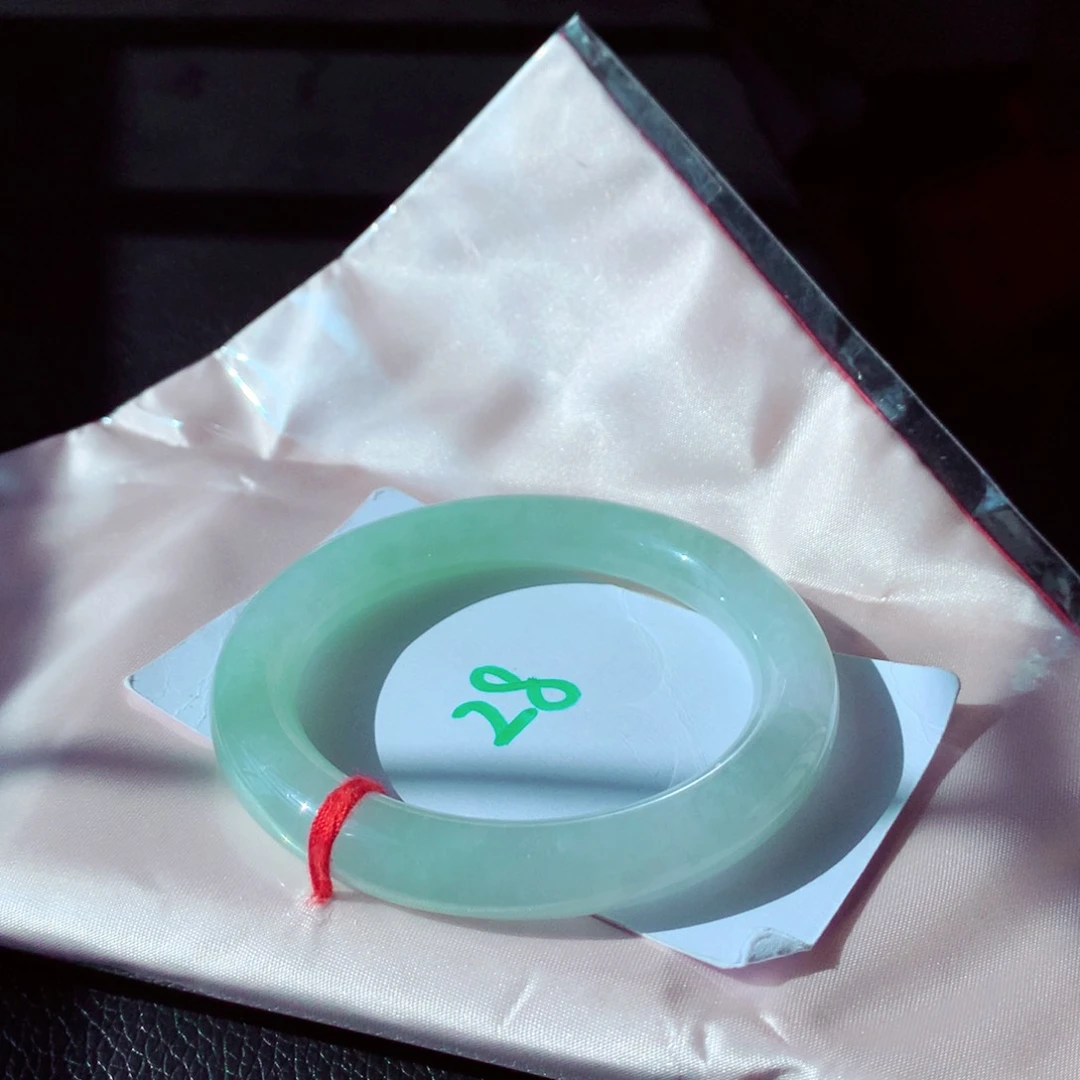 未镶嵌手镯翡翠天然缅甸翡翠A货手镯 28号