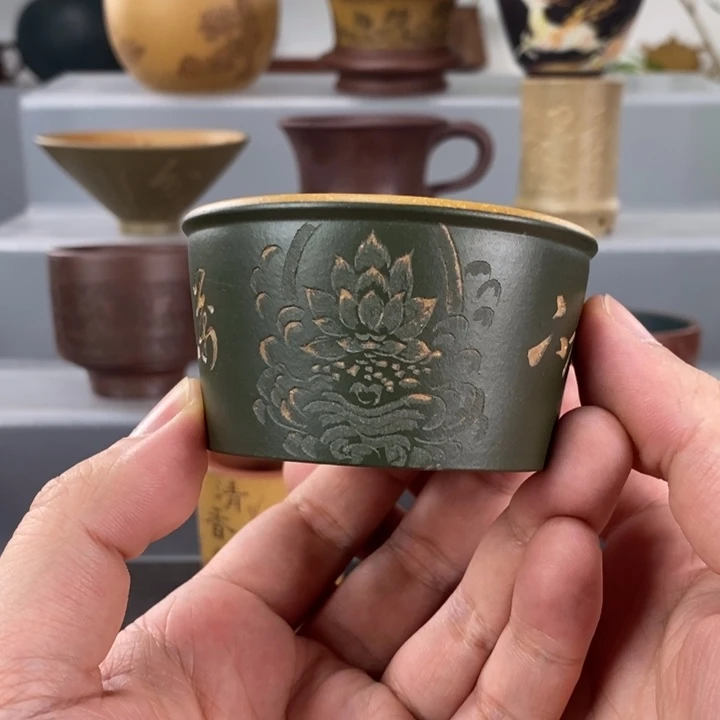 宜兴紫砂手工主人杯