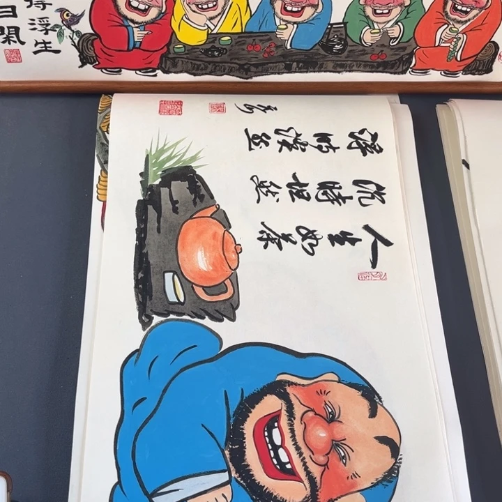 国画纯手绘禅意画作品