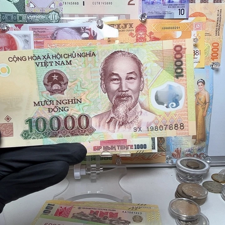 吃***福纸币越南钱币一张888