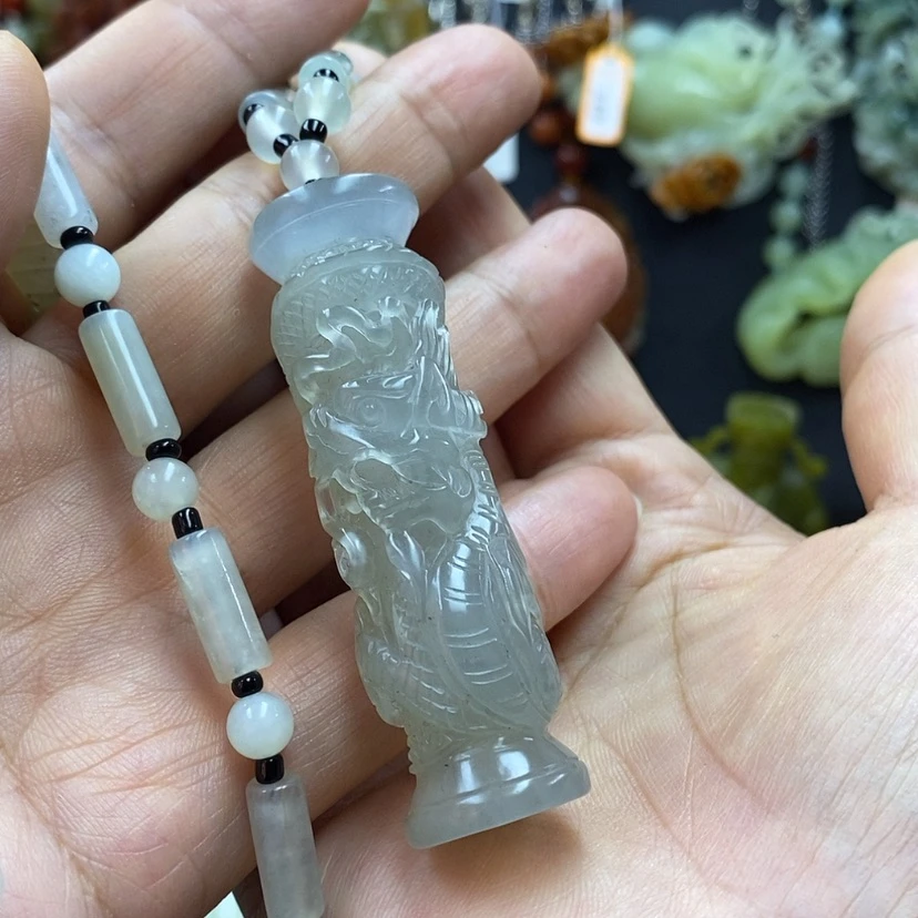 【闪购商品】蛇纹石玉吊坠未镶嵌