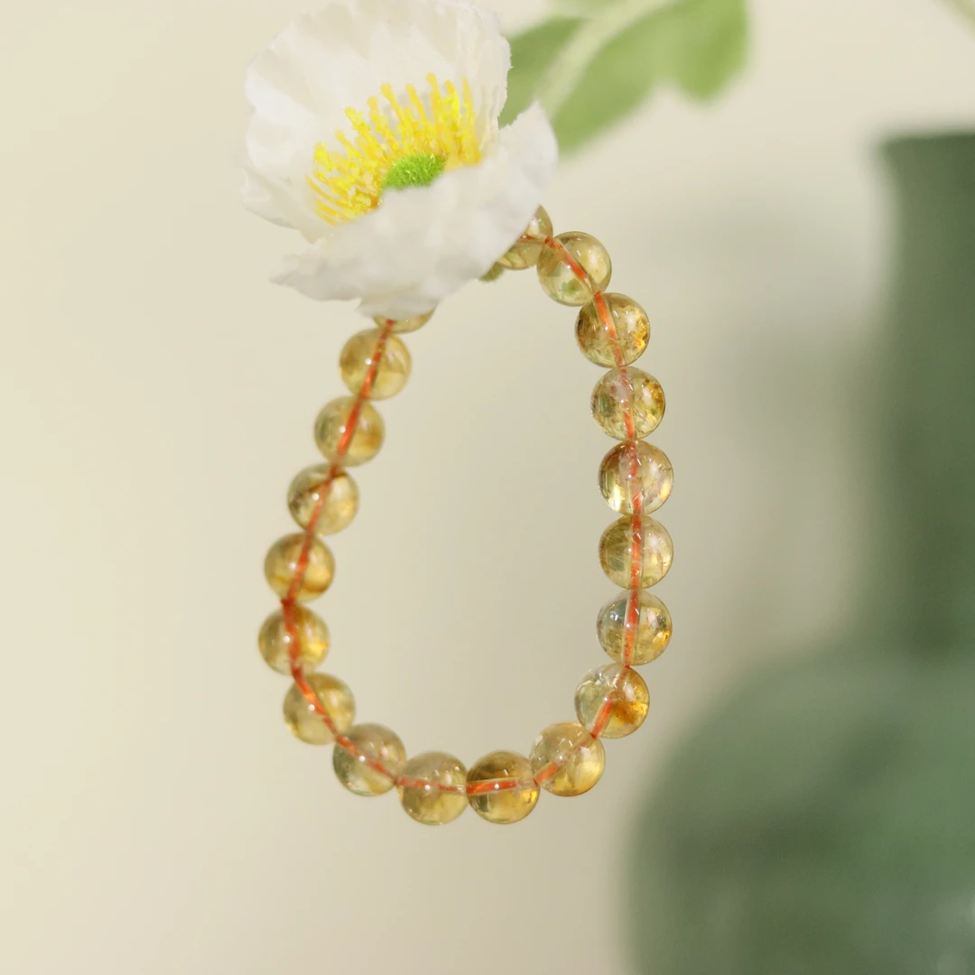 ZC10A18508[原创]黄水晶手串（多样性发货)