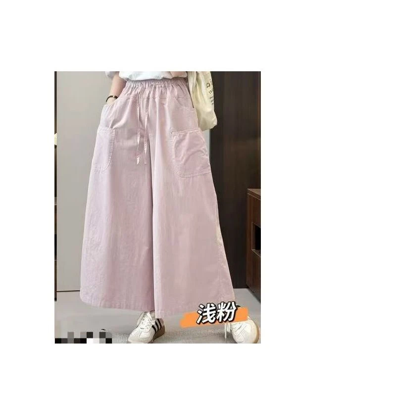 32171多口袋阔腿裙裤.