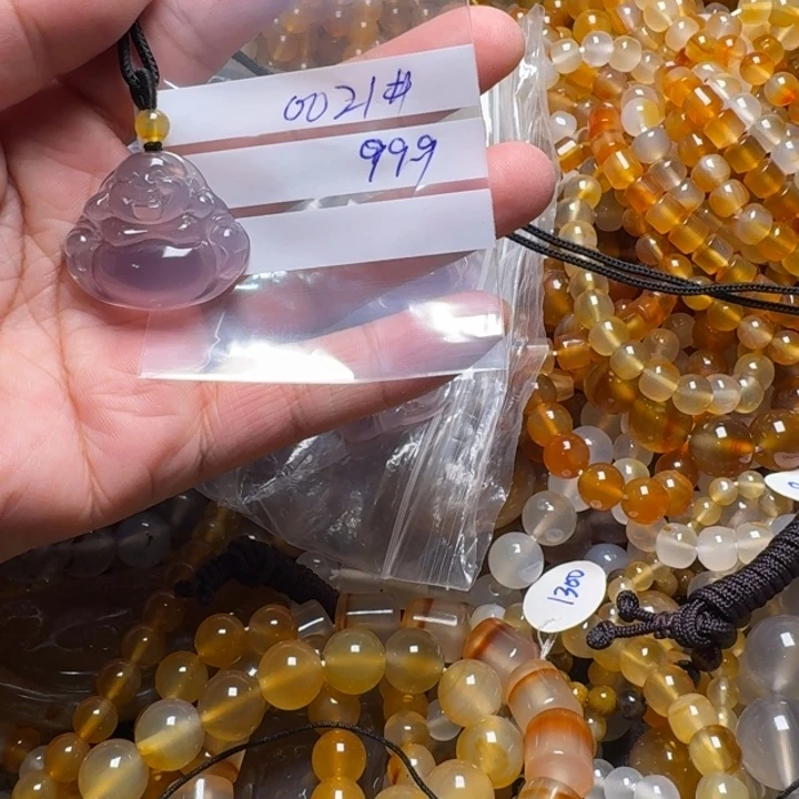 玛瑙/玉髓颈饰未镶嵌润*?0021