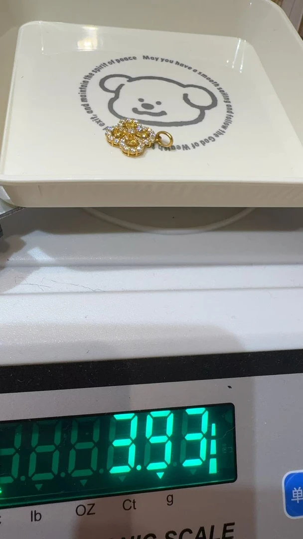 足金精品工艺吊坠