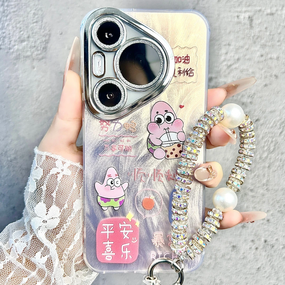 适用派大星华为pura70ultra手机壳p60套p60art新款50pro女p40p30
