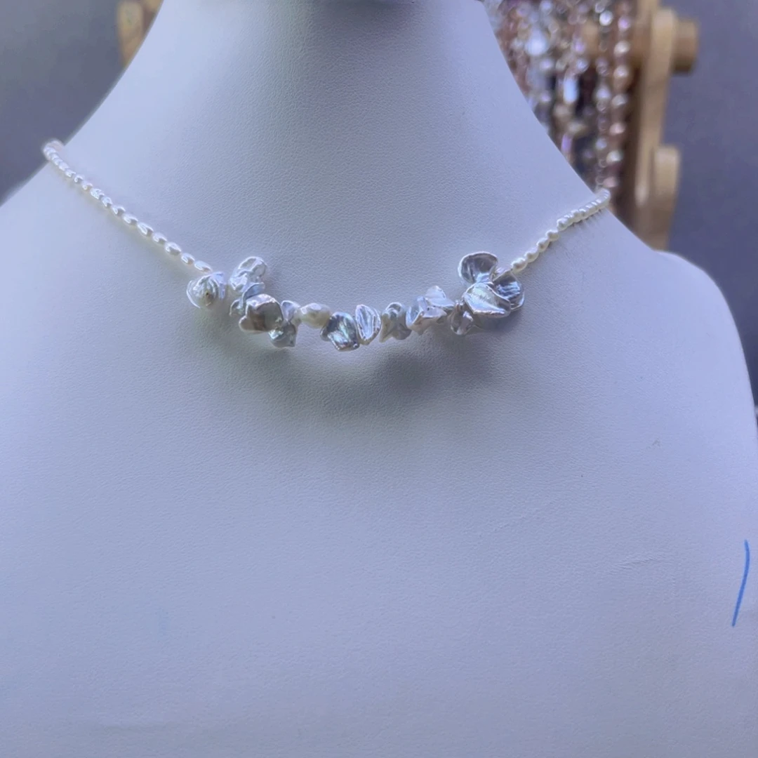 淡水珍珠手绳合金