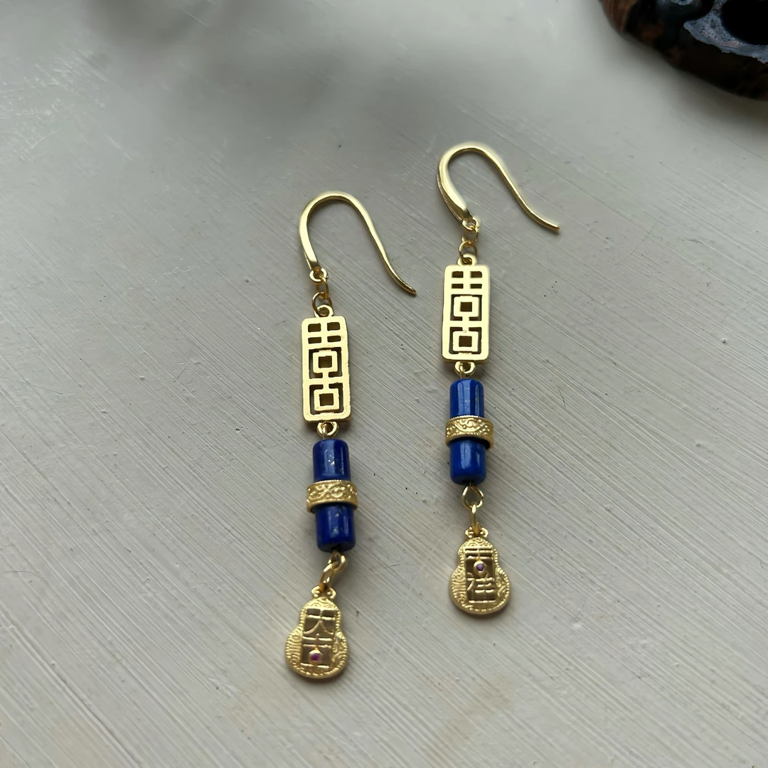 熙【喜至吉来】 925银耳钩