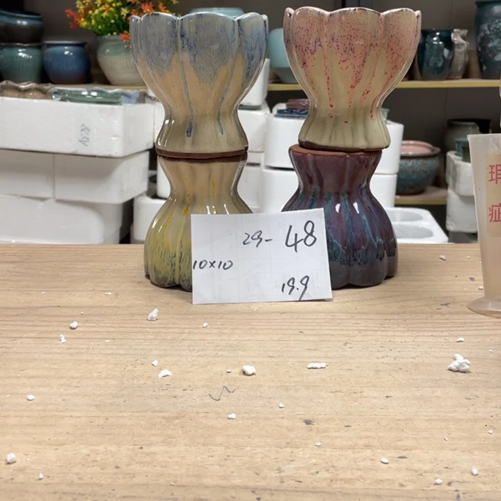 紫砂花盆多肉花盆微瑕48