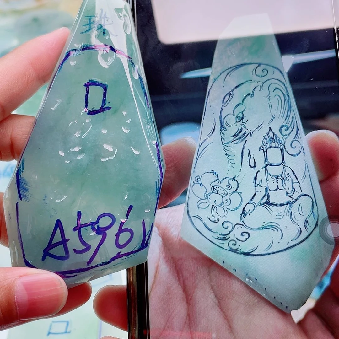 定制翡翠未镶嵌天然缅甸翡翠A货