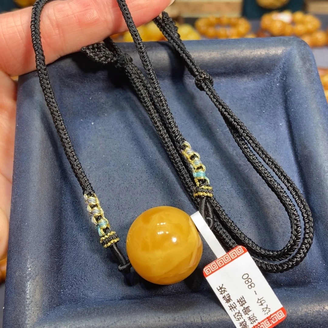 蜜蜡颈饰未镶嵌蜜蜡