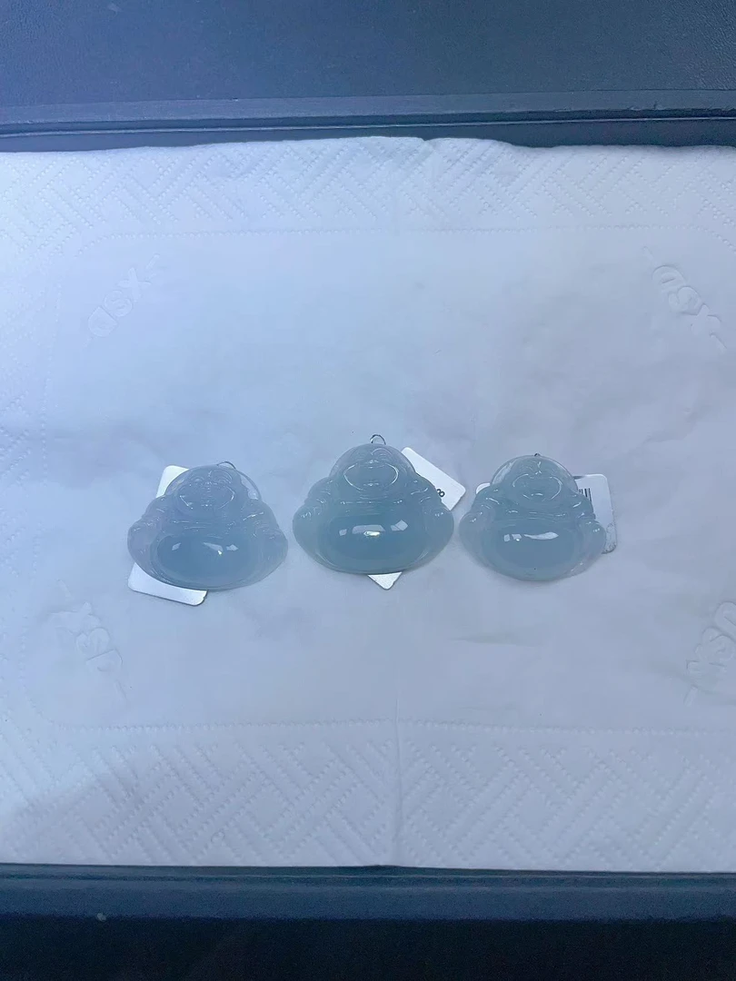 定制翡翠未镶嵌未抛光毛货佛公多样性发其一拍一发一62