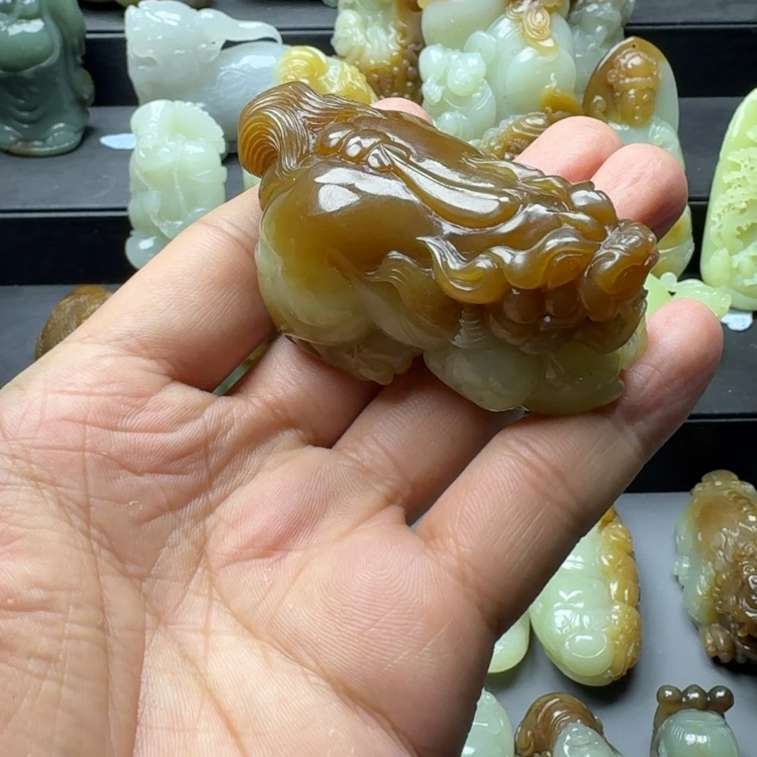 和田玉把件未镶嵌权**～