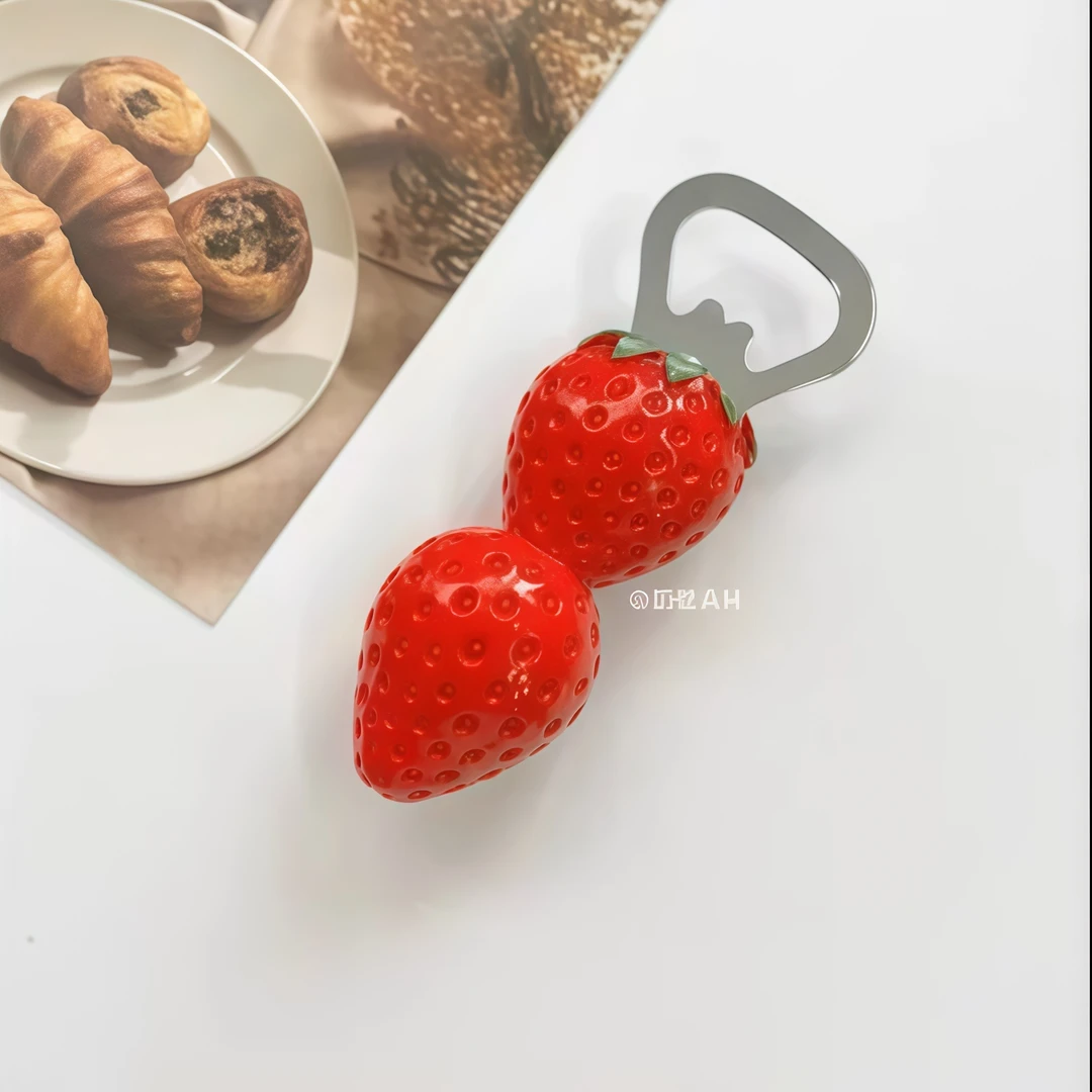 【双舱】糖葫芦开瓶器冰箱贴创意可爱家用冰箱磁吸立体装