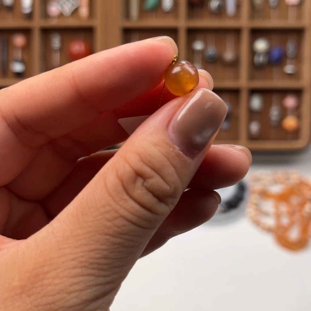 玛瑙/玉髓颈饰未镶嵌8.8唐球