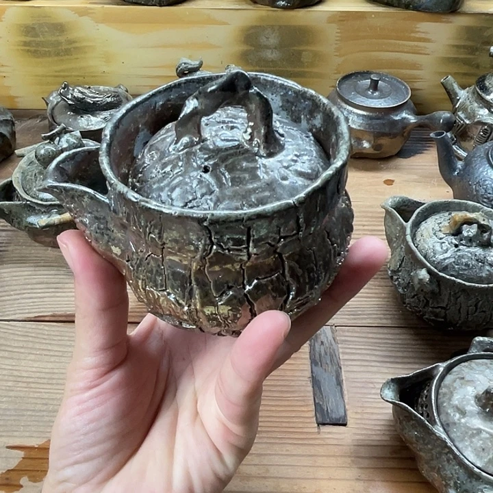 柴烧茶壶福利茶器