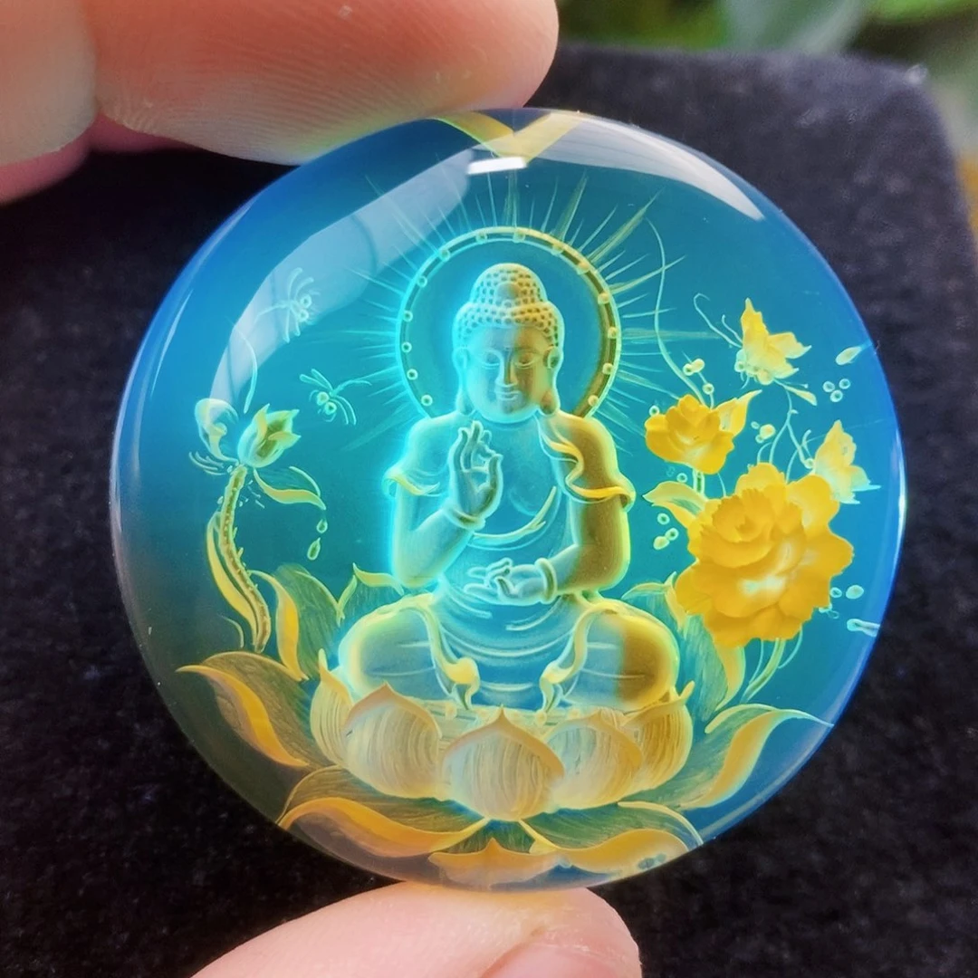 【闪购商品】蓝珀吊坠(不含链)未镶嵌