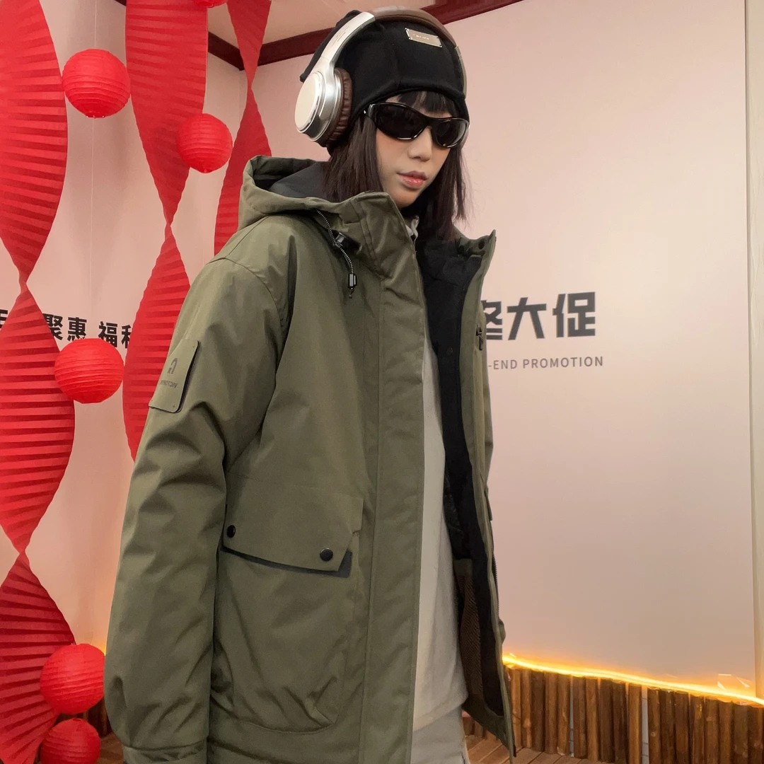 【无穷山系】棉服外套防风防水户外潮流男女同款连帽保暖W0016