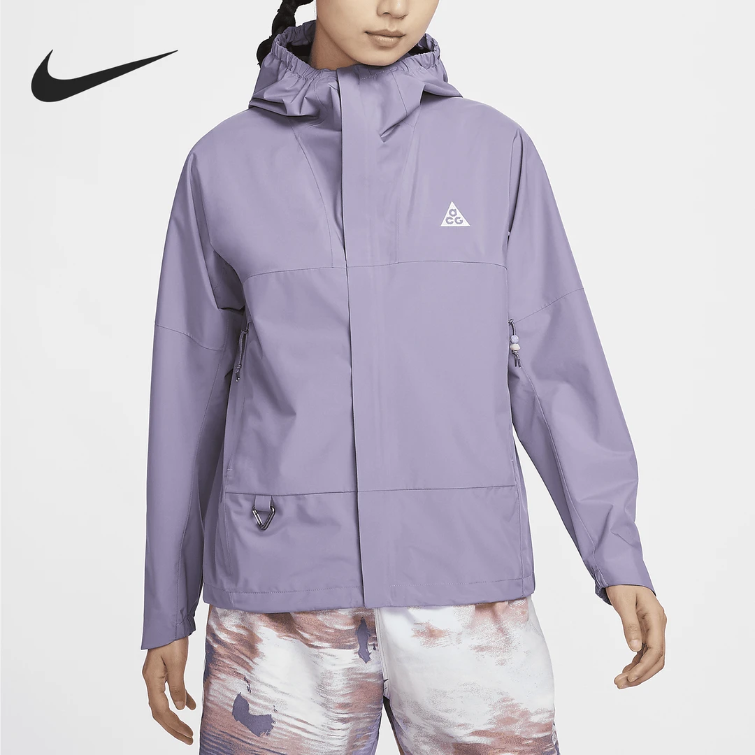 Nike/耐克正品秋冬新款女士梭织户外连帽冲锋衣DV9523-509