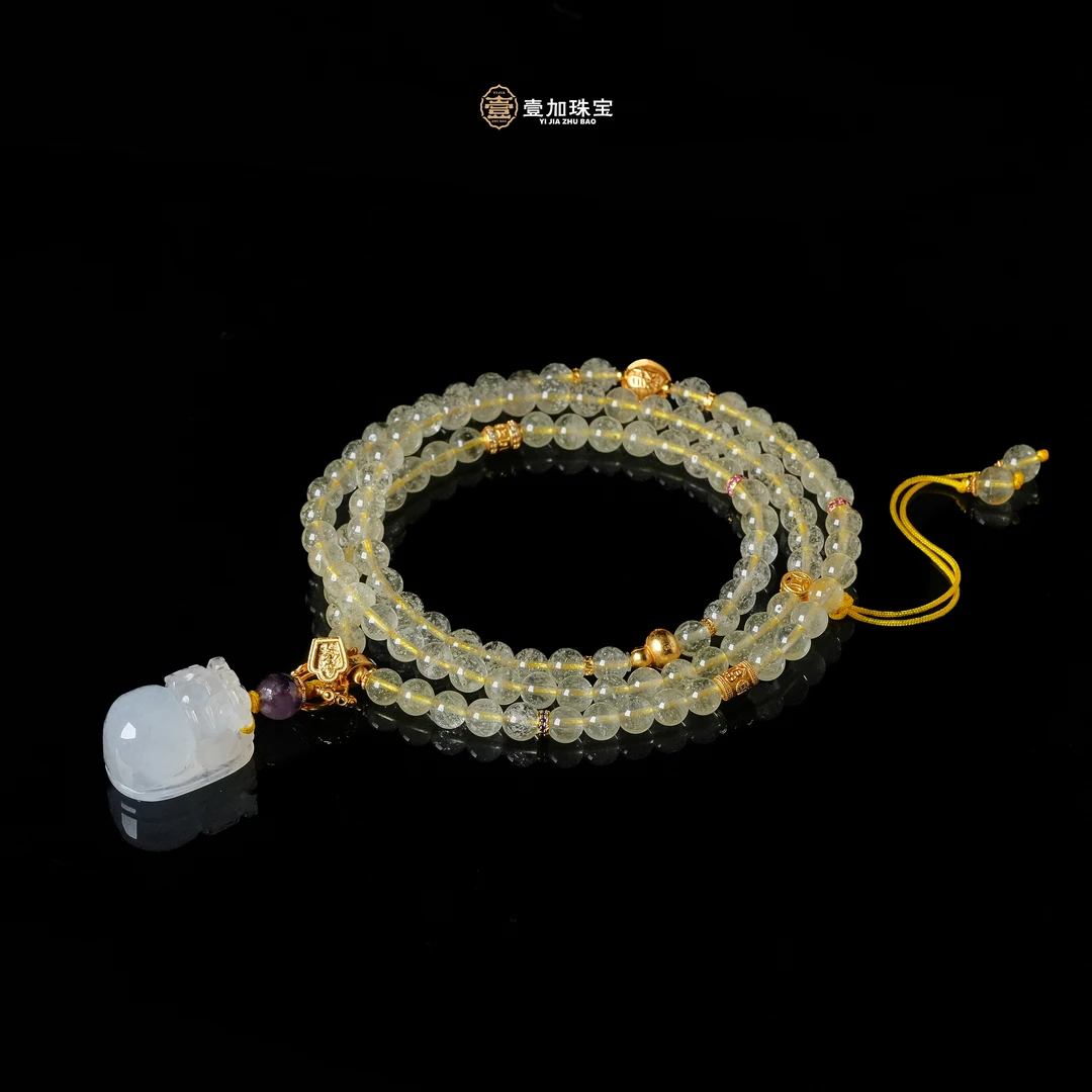 壹加维尼|手工设计财富进驻利比亚108项链多样性发一8331N