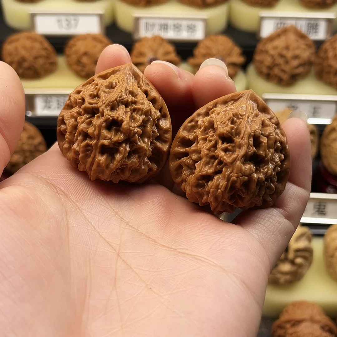 文玩核桃把件野生小众35尺709