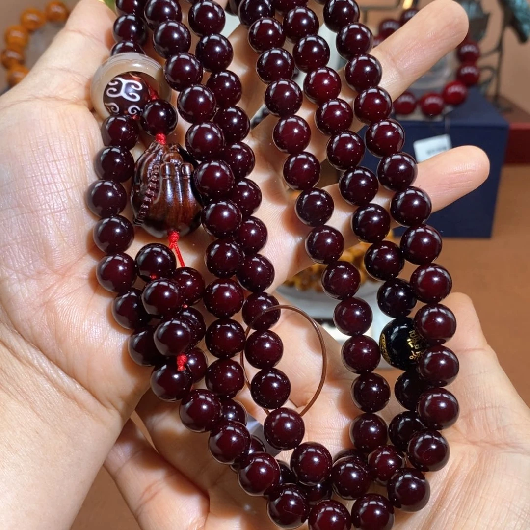 贝壳杉帝王血龙木1.0千年全透雷击顶品