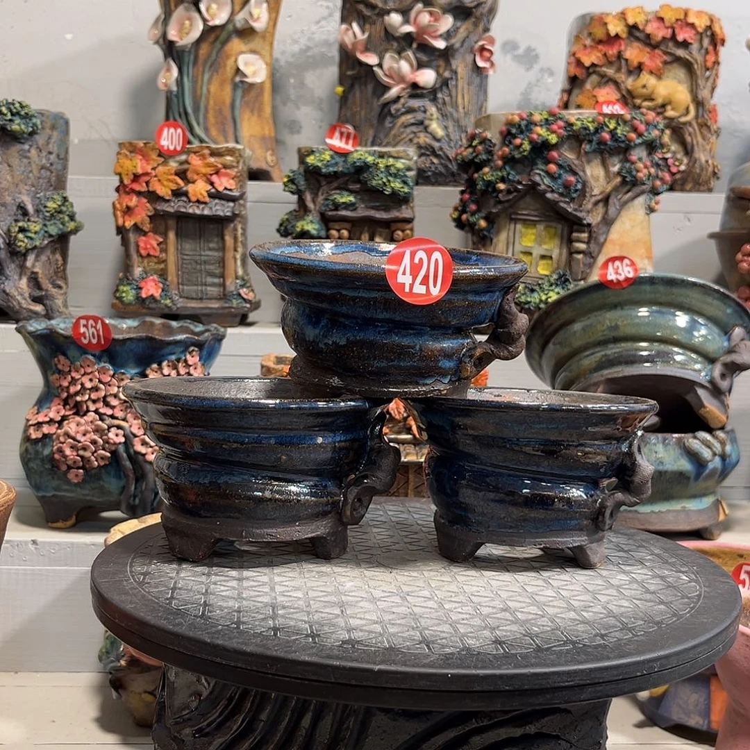 420 号陶然花器手工花盆