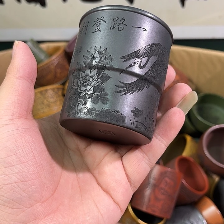 茶杯紫砂全手工紫砂主人杯