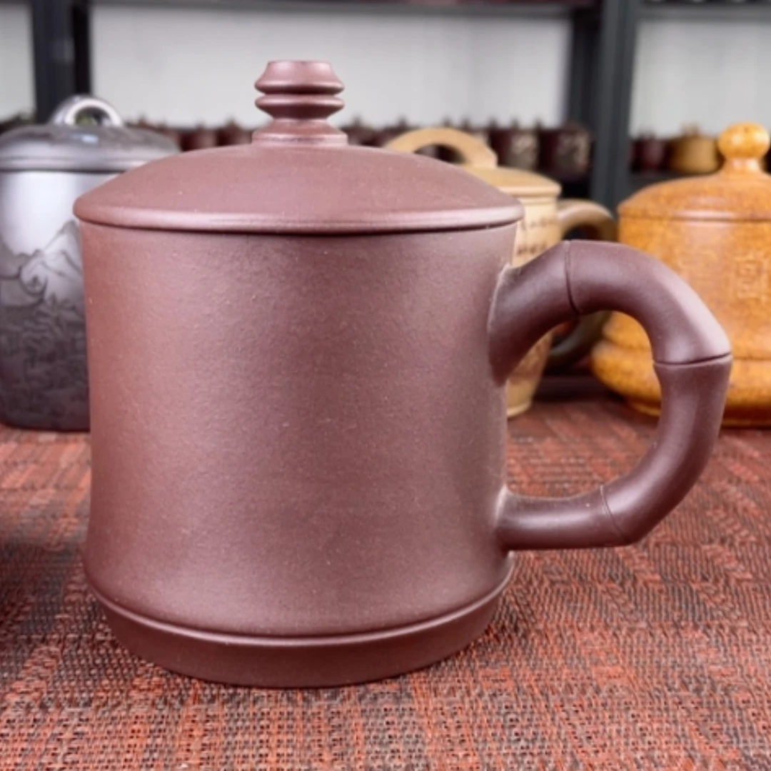 【闪购商品】茶杯紫砂宜兴原矿紫砂盖杯微瑕