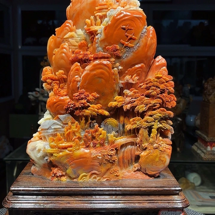 用***1寿山石寿山石雕刻工艺品