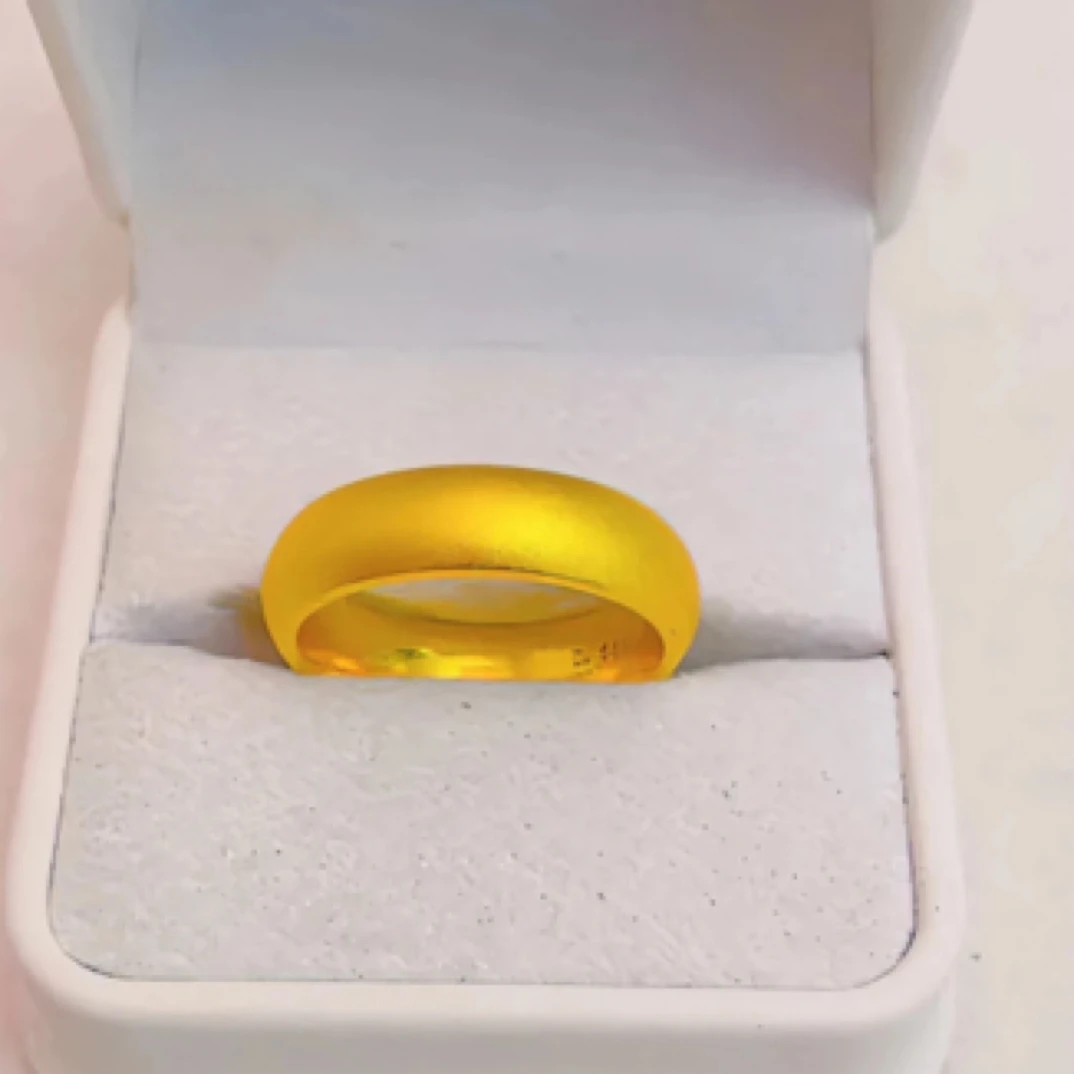 合金戒指 合金材质 卡四闭口磨砂戒指