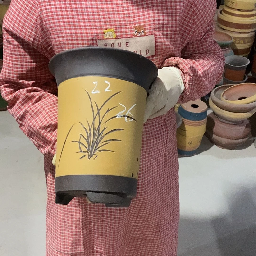 紫砂花盆紫砂花盆