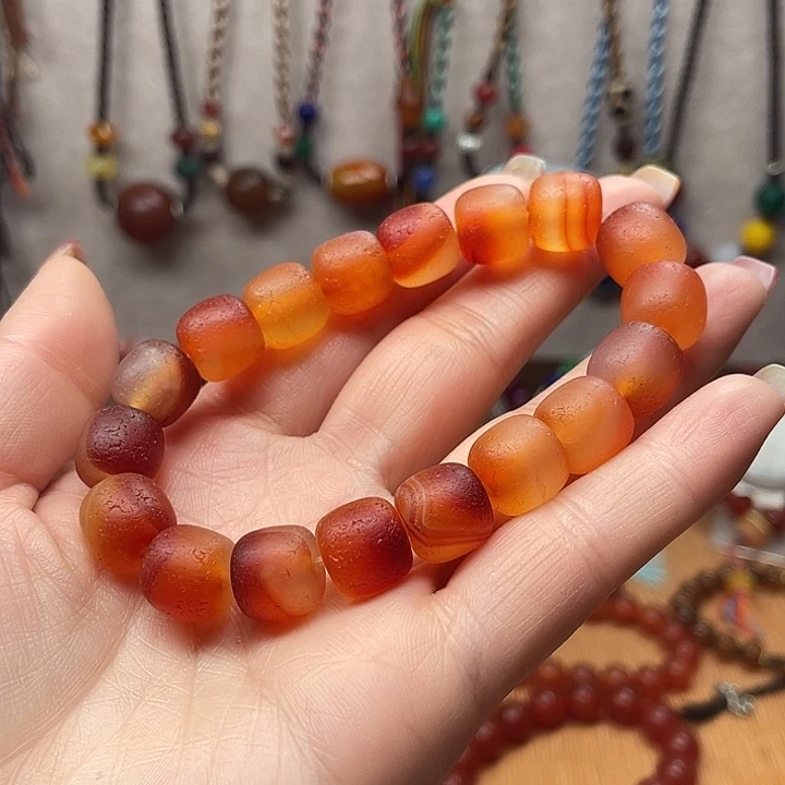 玛瑙/玉髓未镶嵌手链