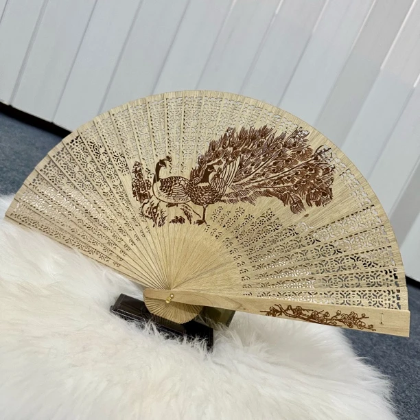 金丝楠小叶桢楠扇子